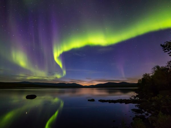 Северное сияние Кольский полуостров