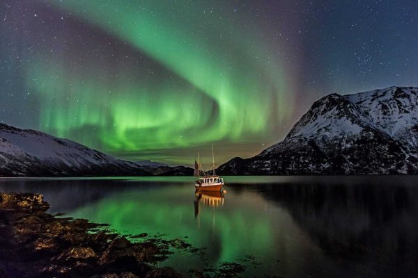 Северное сияние Петрозаводск 2022