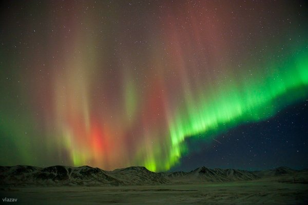 Северное сияние в Мурманске