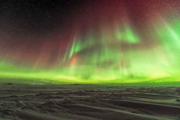 Северные сияния Аляска Денали