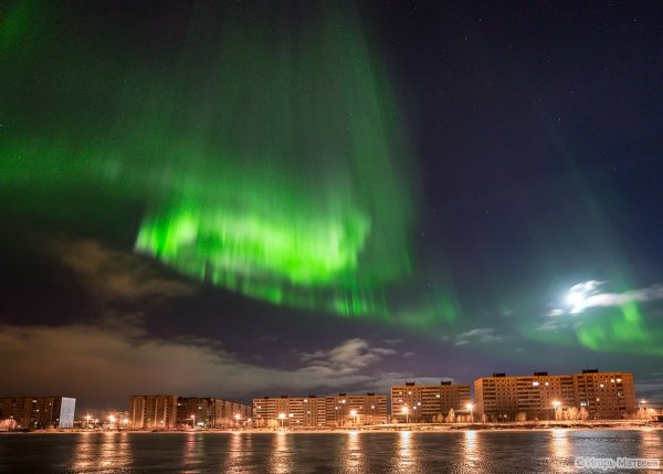Норильск Северное сияние