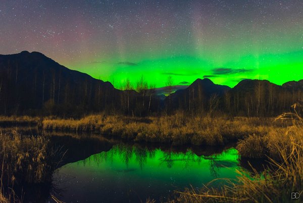 Северное сияние Ханты Мансийск