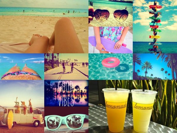 Эстетика в стиле ретро коллаж