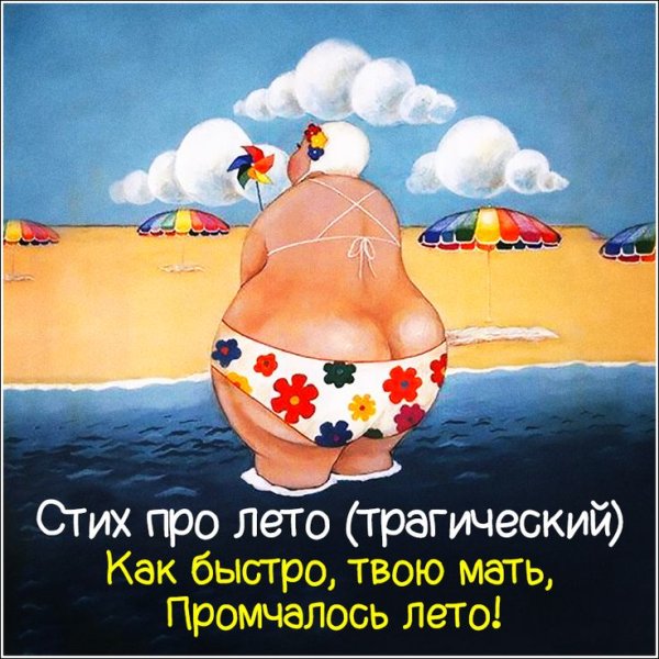 Прикольные выражения про лето