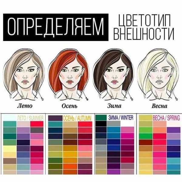 Цветотип Весна лето осень зима