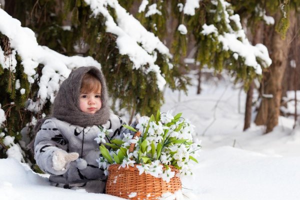 Подснежник для детей