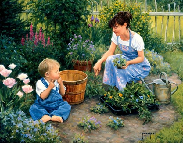 Лето в деревне дети