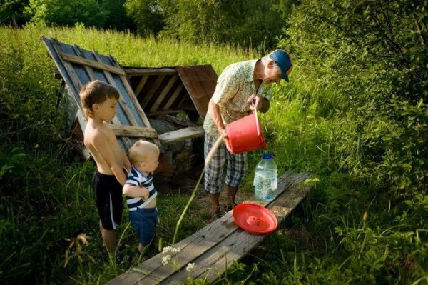 Детство в деревне