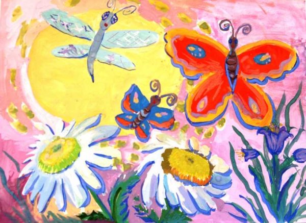 Конкурс рисунков на тему лето