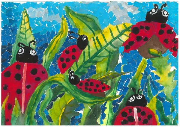 Работы гуашью для детей