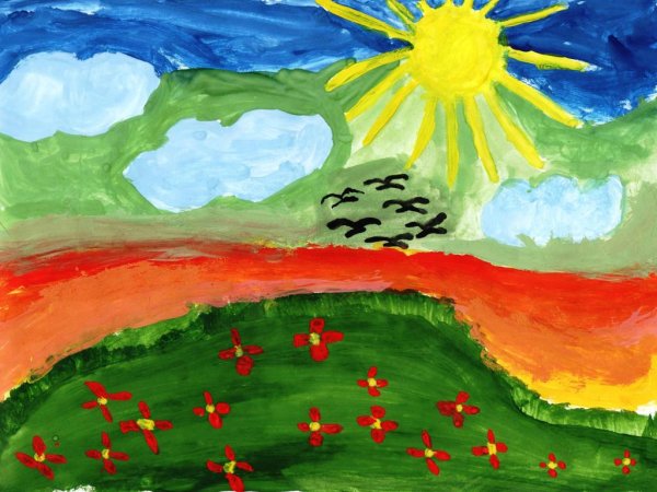 Рисование лето