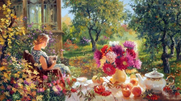 Художник Владимир Жданов август