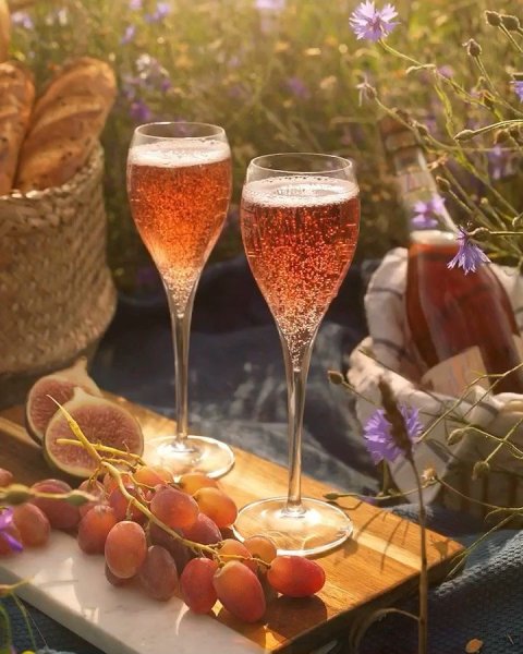 Бокал вина осень