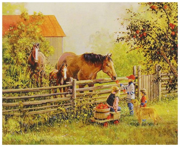 Художник Дуглас Лэрд лето