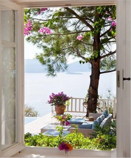Пейзаж в окне