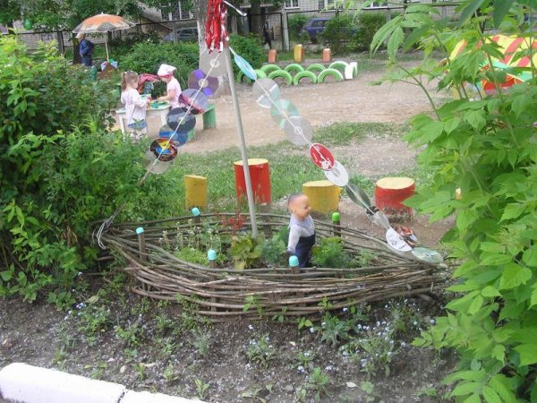 Территория детского сада