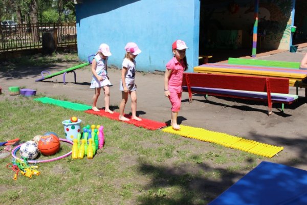 Участок в детском саду