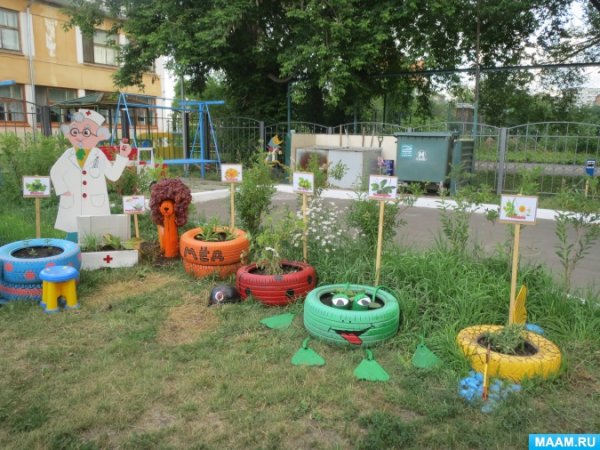 Прогулочные площадки в детском саду