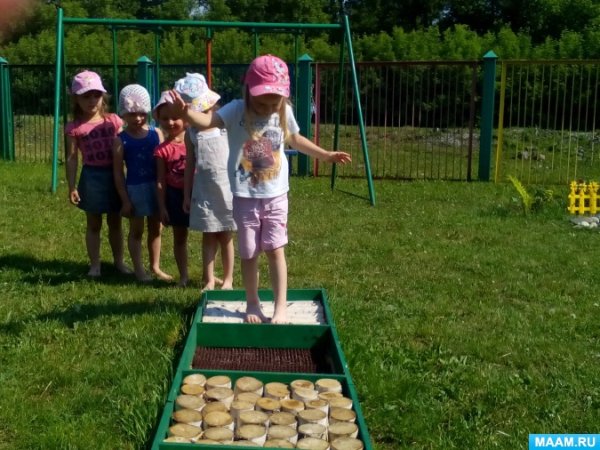 Оснащение участка в детском саду