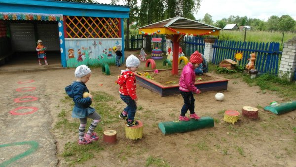 Метеостанция в детском саду на улице