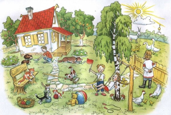 Картина лето для детей