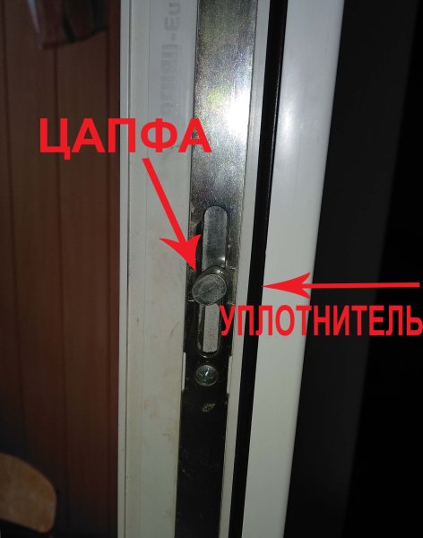 Регулировочный болт зима лето на пластиковых окнах