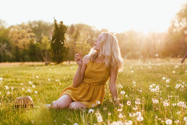 Женщина лето