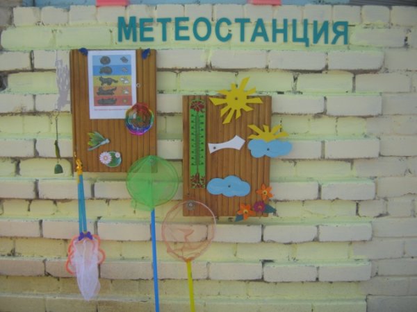 Украшение веранды в детском саду