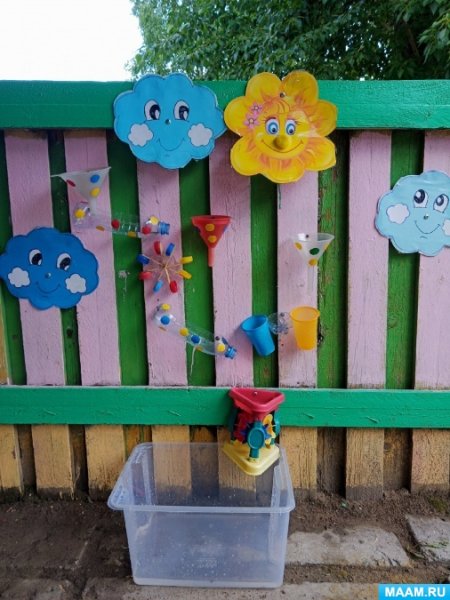 Украшение веранды в детском саду