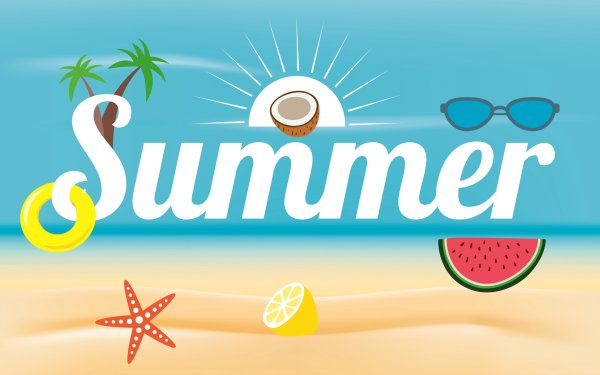 Summer Holidays надпись