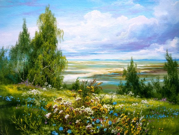 Пейзажи маслом Кораблева Елена Николаевна