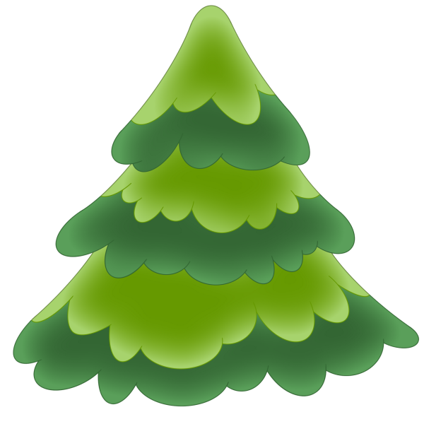 Елочки мультяшные