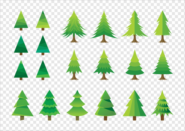 Елочки зеленые для детей