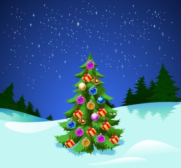 Зимний лес для детей дошкольного возраста