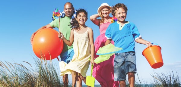 Летние каникулы семья