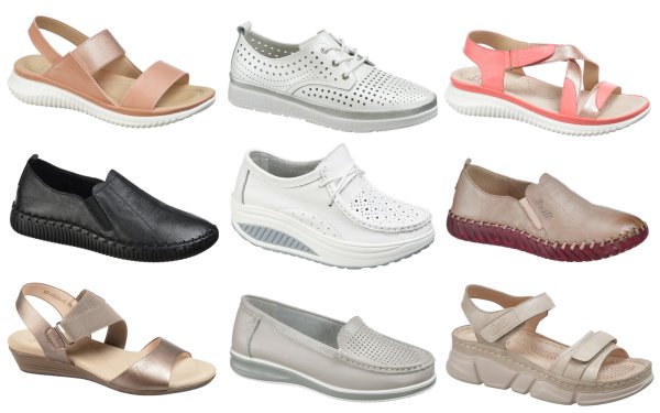 Женская обувь разная