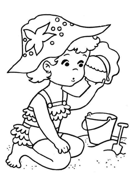 Раскраска парк аттракционов для детей