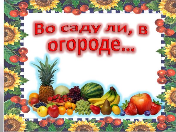Овощи на огороде