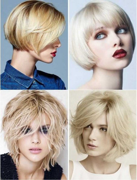 Модные прически каре