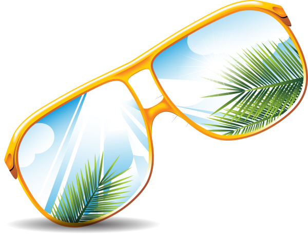 Рисунок пляжа и моря