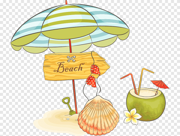Пляж иллюстрация