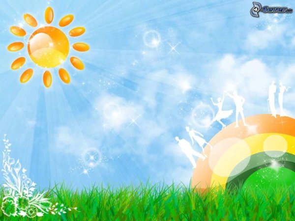 Полянка с солнышком