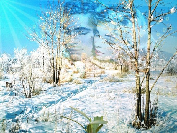 Зима рисунок