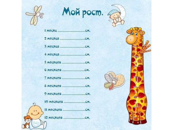 Мой рост для альбома