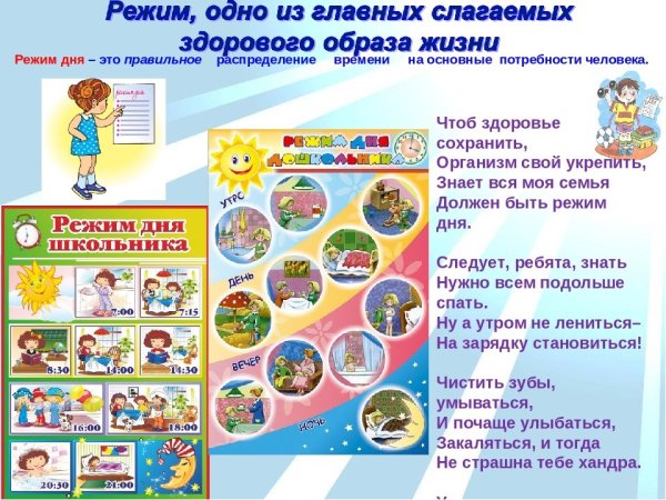 Распорядок дня для здорового образа жизни