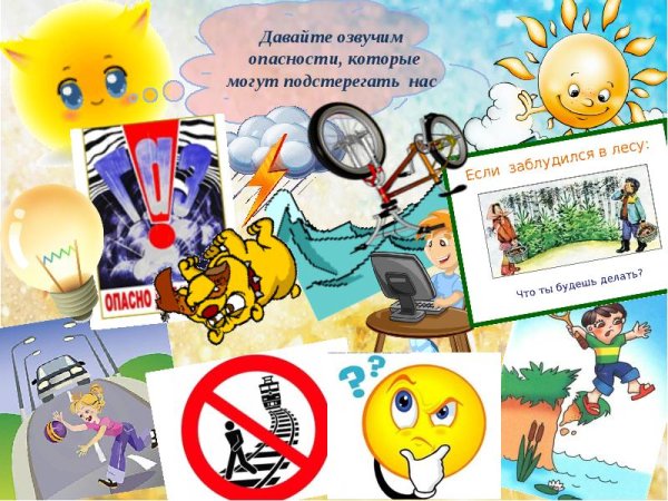 Опасности летом для детей