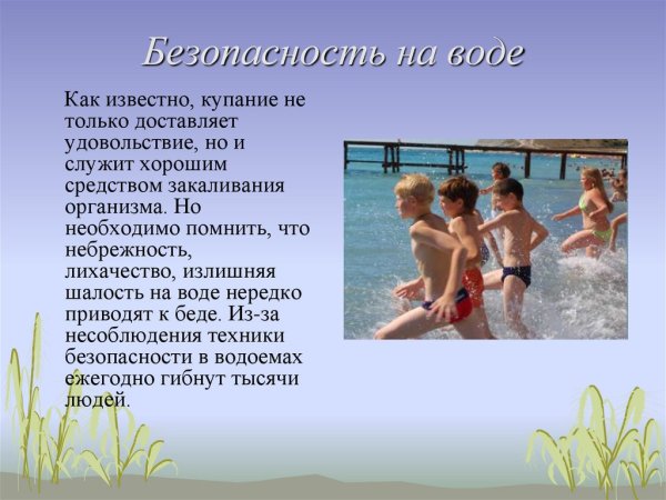 Тема летние каникулы