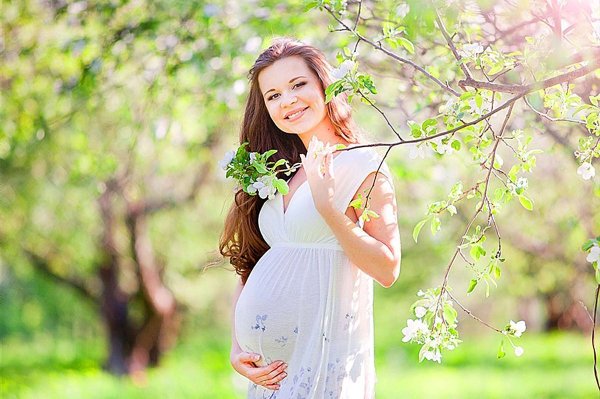 Беременная летом