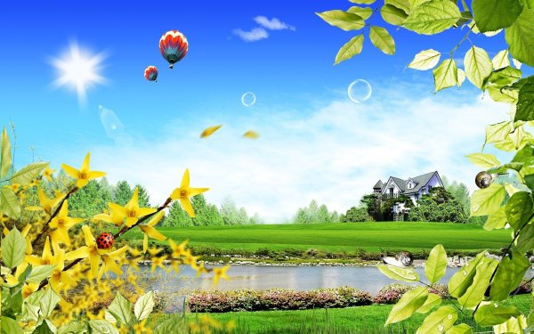 Фон для презентации природа