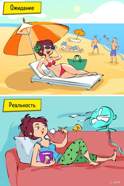 Лето ожидание реальность